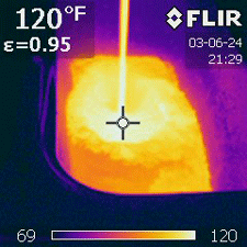 Hot water temperature