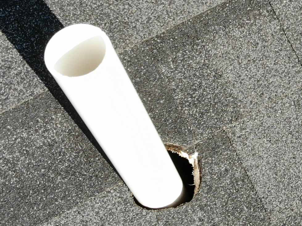 missing roof flashing